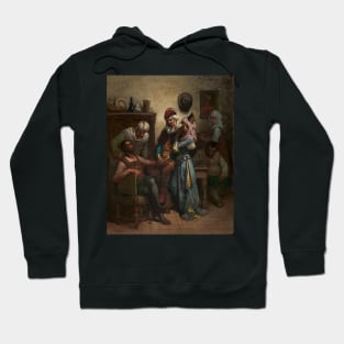 Don Quixote and Sancho Panza Entertained by Basil and Quiteria by Gustave Dore Hoodie